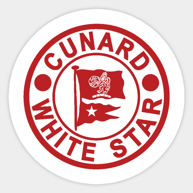 Cunard White Star Line Sticker by MindsparkCreative